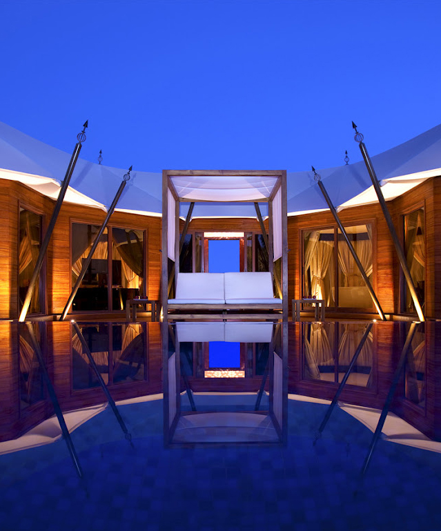 Piscine Hôtel Banyan Tree Al Wadi