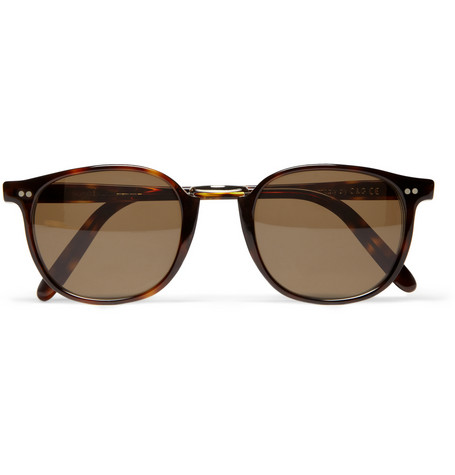 CUTLER AND GROSS D-FRAME ACETATE SUNGLASSES