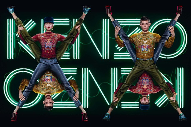 Jean Paul Goude pour Kenzo