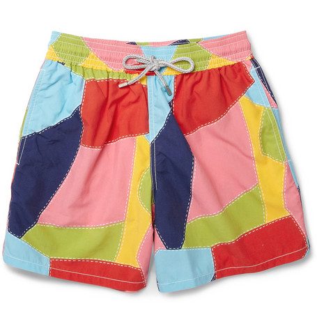 vilebrequin swim trunks VILEBREQUIN MOOREA MID-LENGTH PATTERNED SWIM SHORTS