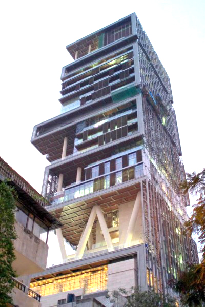 Maison de Mukesh Ambani, Bombay Inde