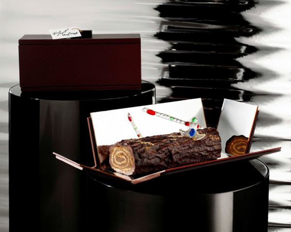 Bûche de Noël par Karl Lagerfeld