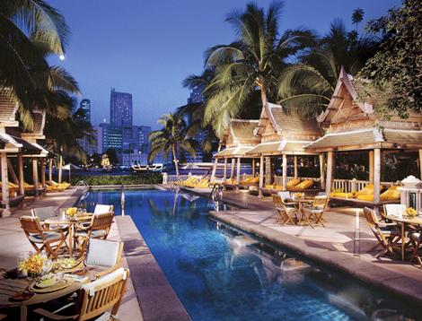 Piscine de l'hôtel Peninsula