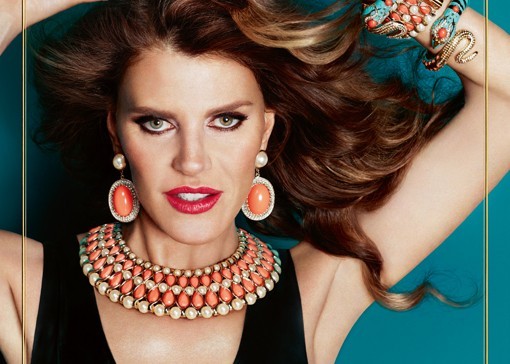 Anna Dello Russo présente sa collection d'accessoires en avant première chez Colette 