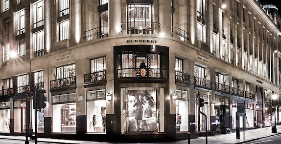 Ouverture de la nouvelle boutique Burberry