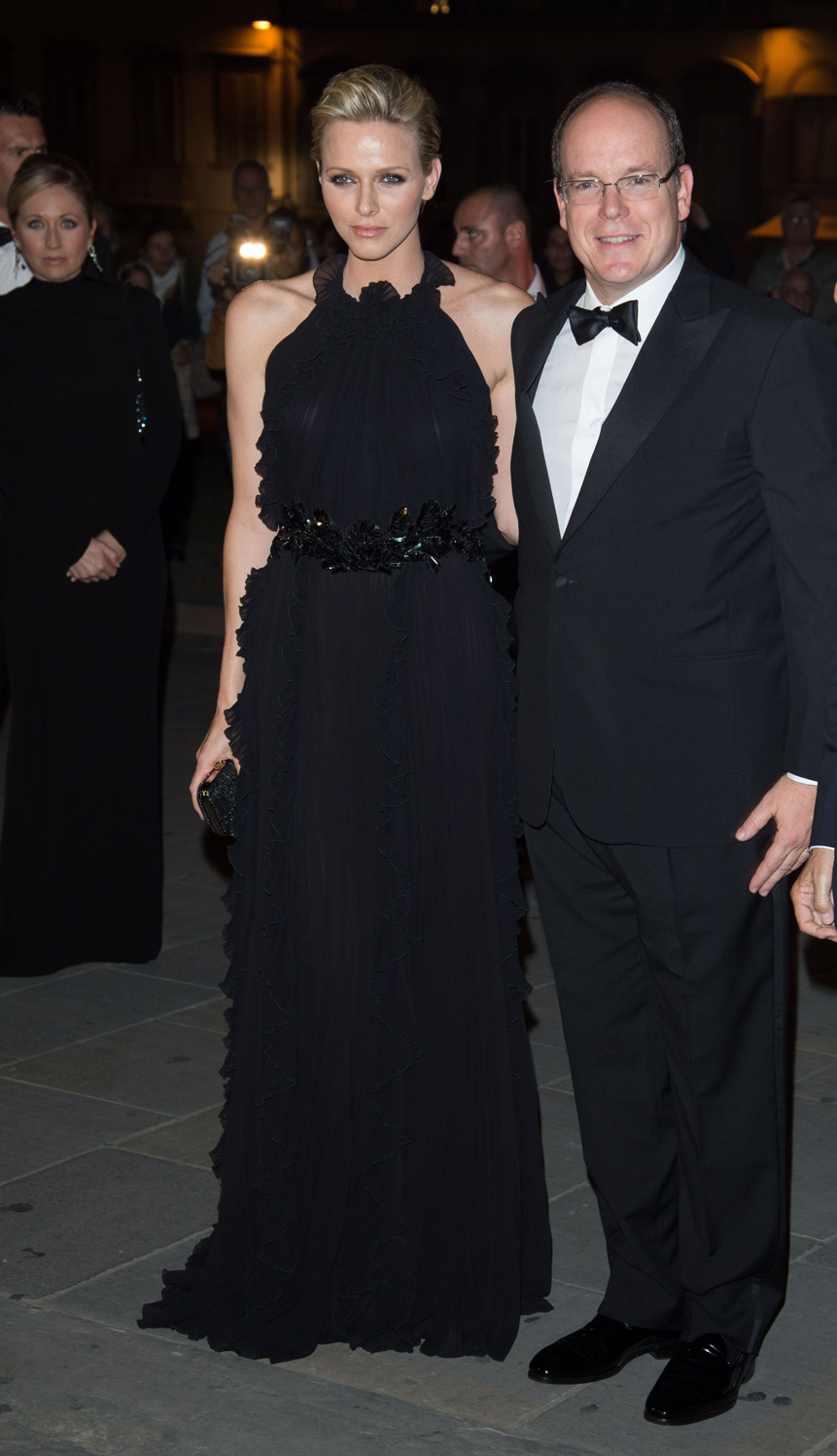 Charlène et Albert de Monaco ouvrent le bal à Florence