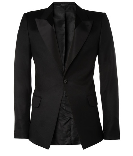 ALEXANDER MCQUEEN PANELLED-LAPEL WOOL-BLEND TUXEDO JACKET 1245€