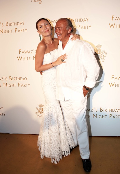 Aliyeva Nazarbaeva et Fawaz Gruosi