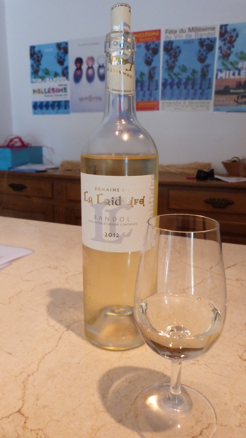 La Laidière - Bandol -Blanc 2012