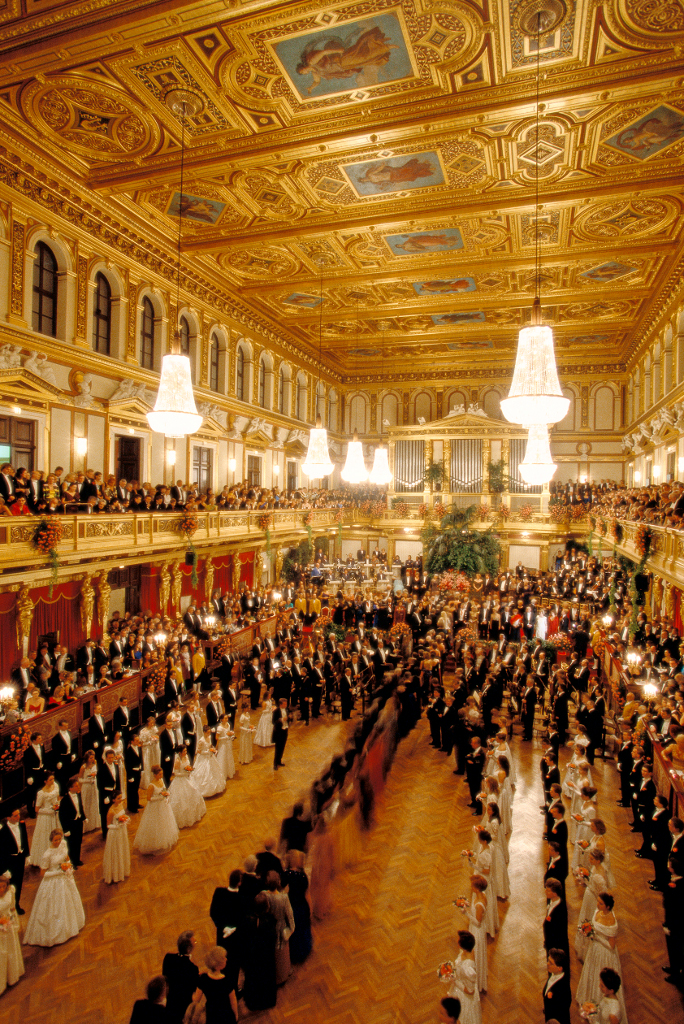 Vienna Philharmonic Ball: at the Vienna Musikverein