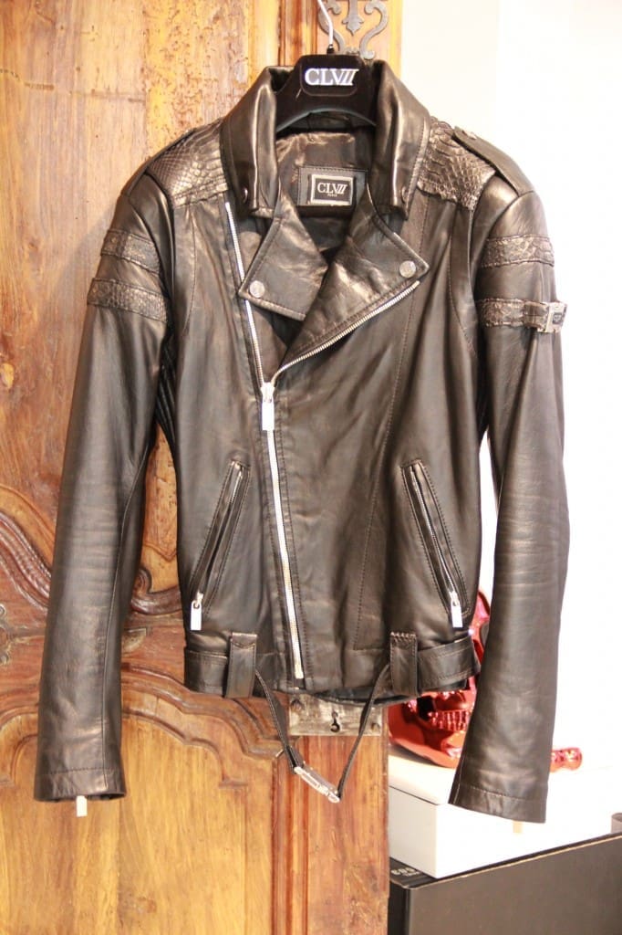 blouson cuir et python homme , 1980 euros