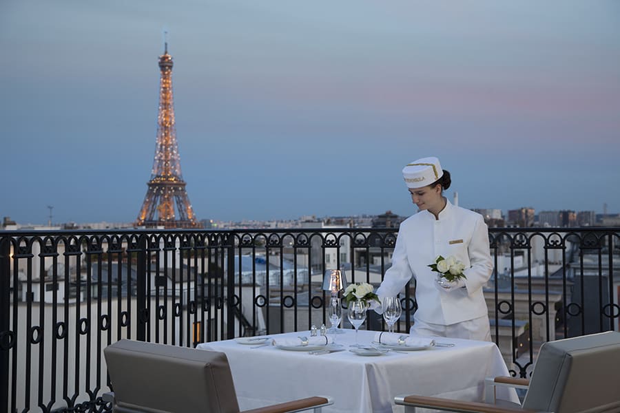 L'Oiseau Blanc Terrasse - nuit