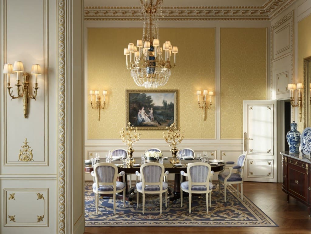 Salle a manger - Suite Imperiale - Shangri-La Hotel Paris