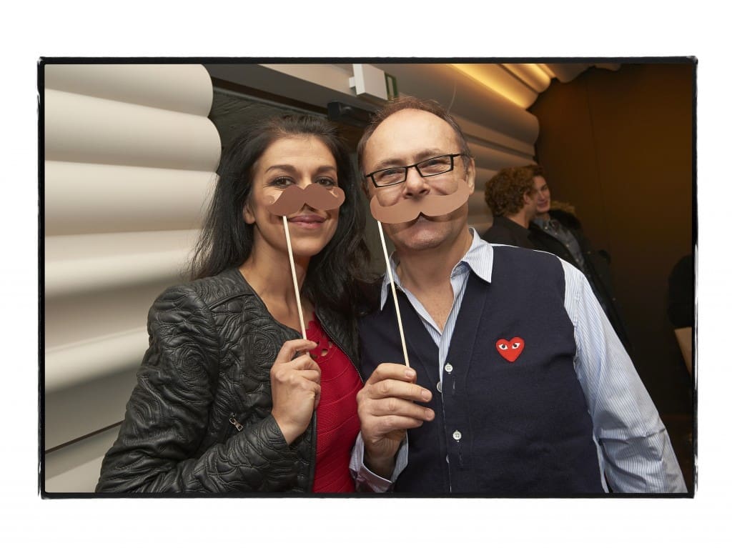 Jean-Paul Hévin avec son amie Yovanka Sopalovic, mannequin, comédienne et réalisatrice