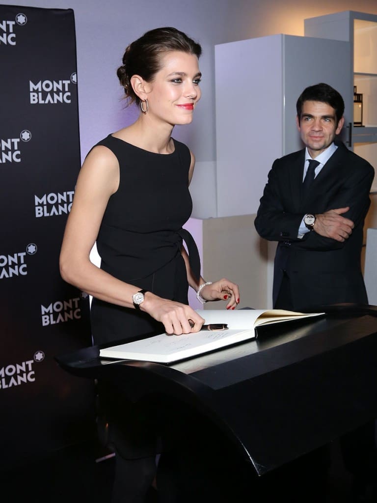 Charlotte Casiraghi (Montblanc Brand Ambassador) at SIHH 2015