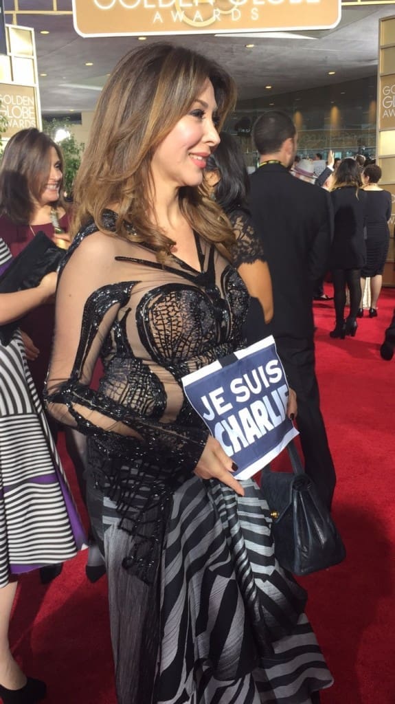 Charlie était présent sur le tapis rouge