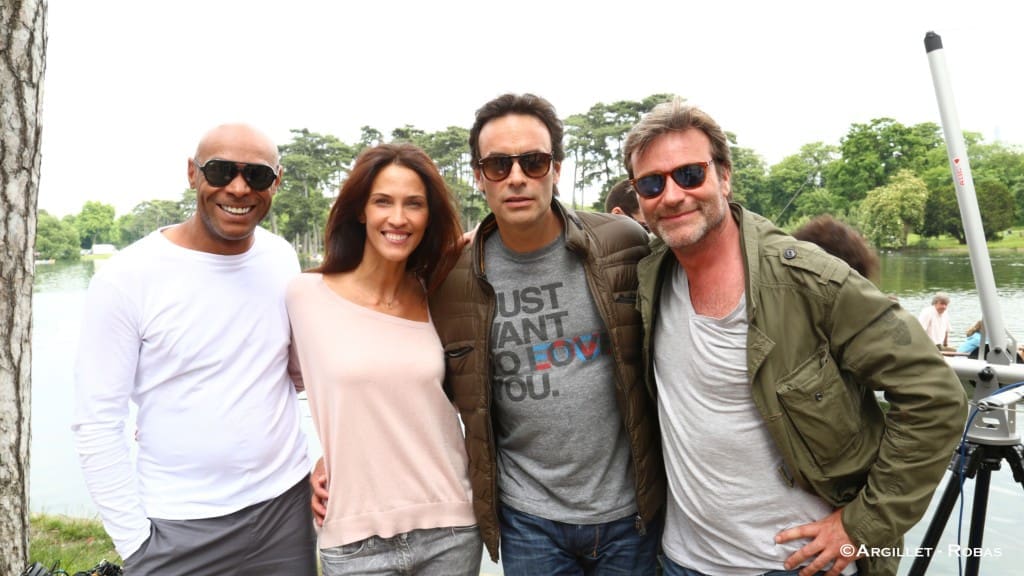 Denis Maréchal,Linda hardy, Anthony Delon et Dominic Bachy.