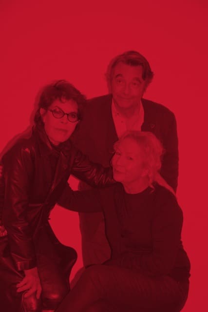 Agnès b, Dani et Christian Tortu