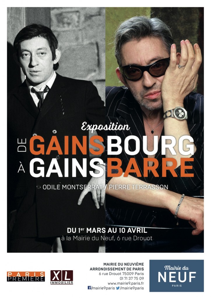 Affiche Expo Gainsbourg - Mairie du 9e