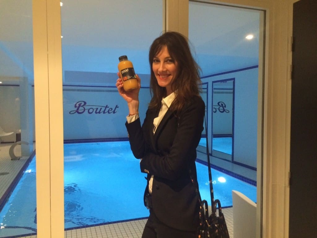 Mareva Galanter lors de l'inauguration de l'Hôtel Paris Bastille Boutet.