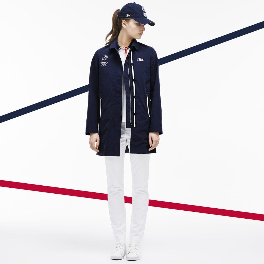 Lacoste France Olympique. Tenue de cérémonie