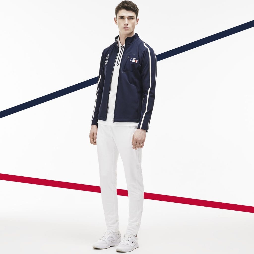 Lacoste France Olympique. Tenue Protocole