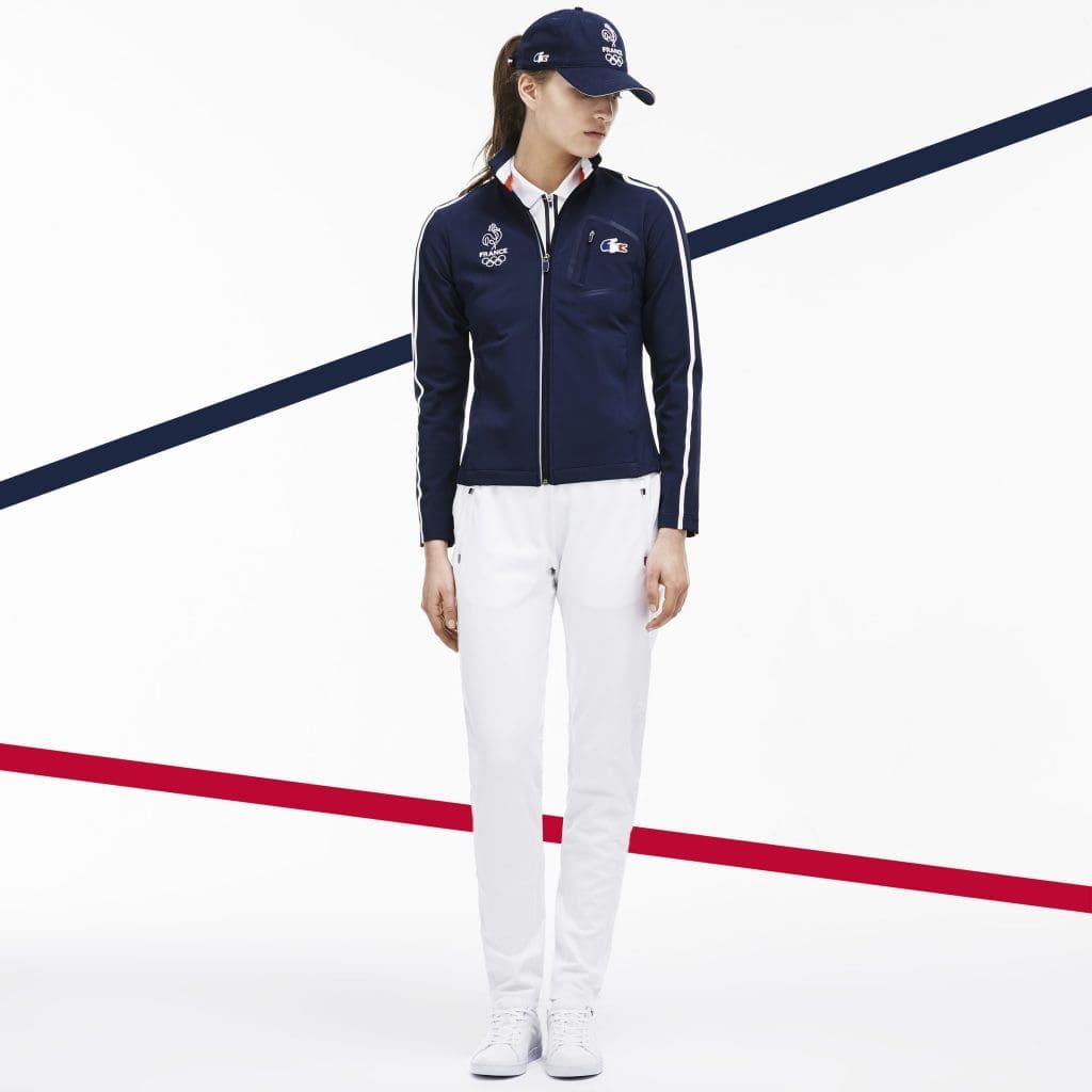 Lacoste France Olympique. Tenue protocole