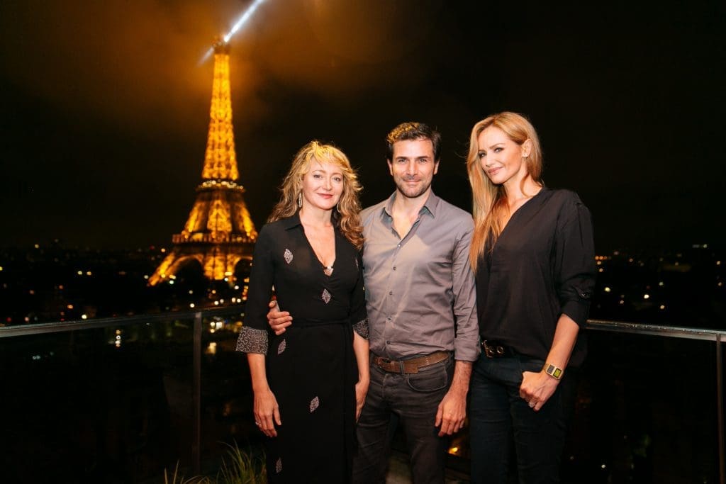 Julie Ferrier, Gregory Fitoussi et Adriana Karembeu