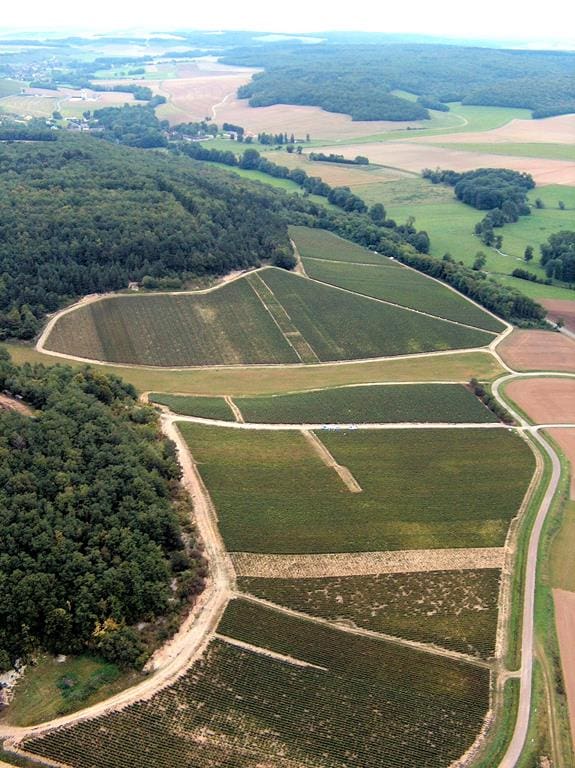 Chassenay d'Arce vue du ciel