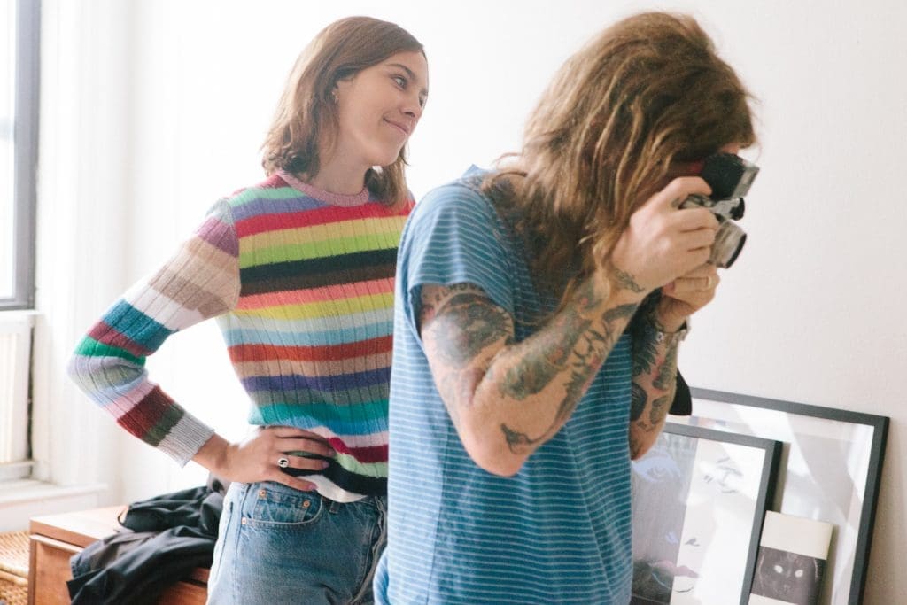 Alexa Chung et le photographe Ben Rayner