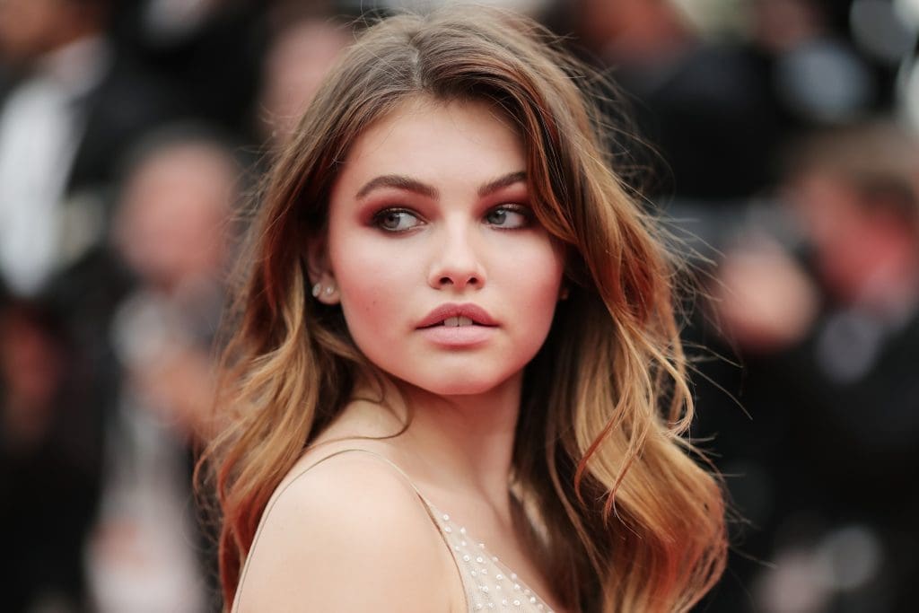  Thylane Blondeau attends the "Loveless (Nelyubov)" screening during the 70th annual Cannes Film Festival at Palais des Festivals on May 18, 2017 in Cannes, France.  (Photo by Neilson Barnard/Getty Images)