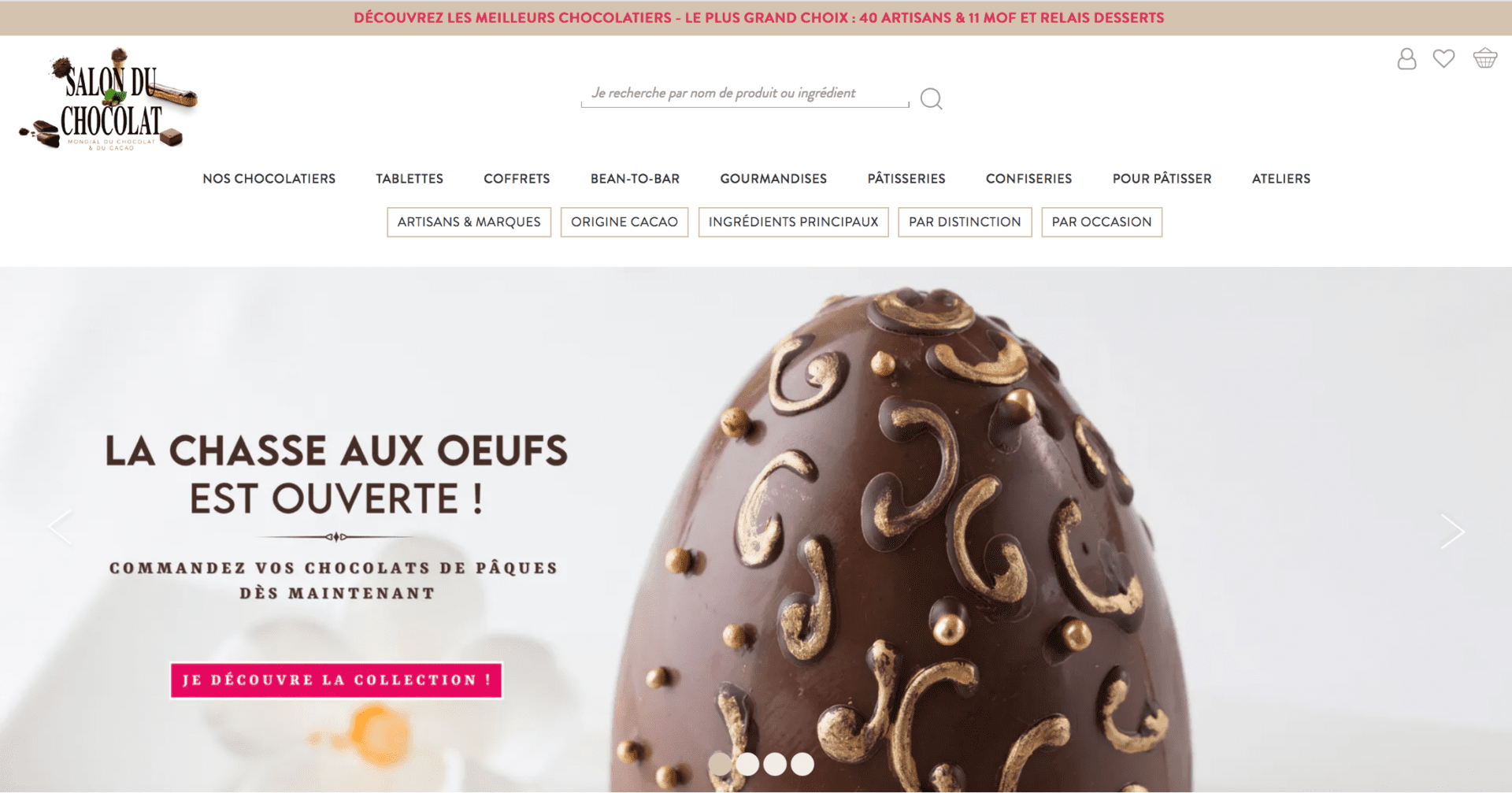 Boite de chocolats au lait 260g. Boutique en ligne de chocolats. -  Jean-Paul Hévin