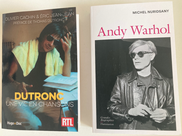 Livres : Jacques Dutronc et Andy Warhol - FIRSTLUXE