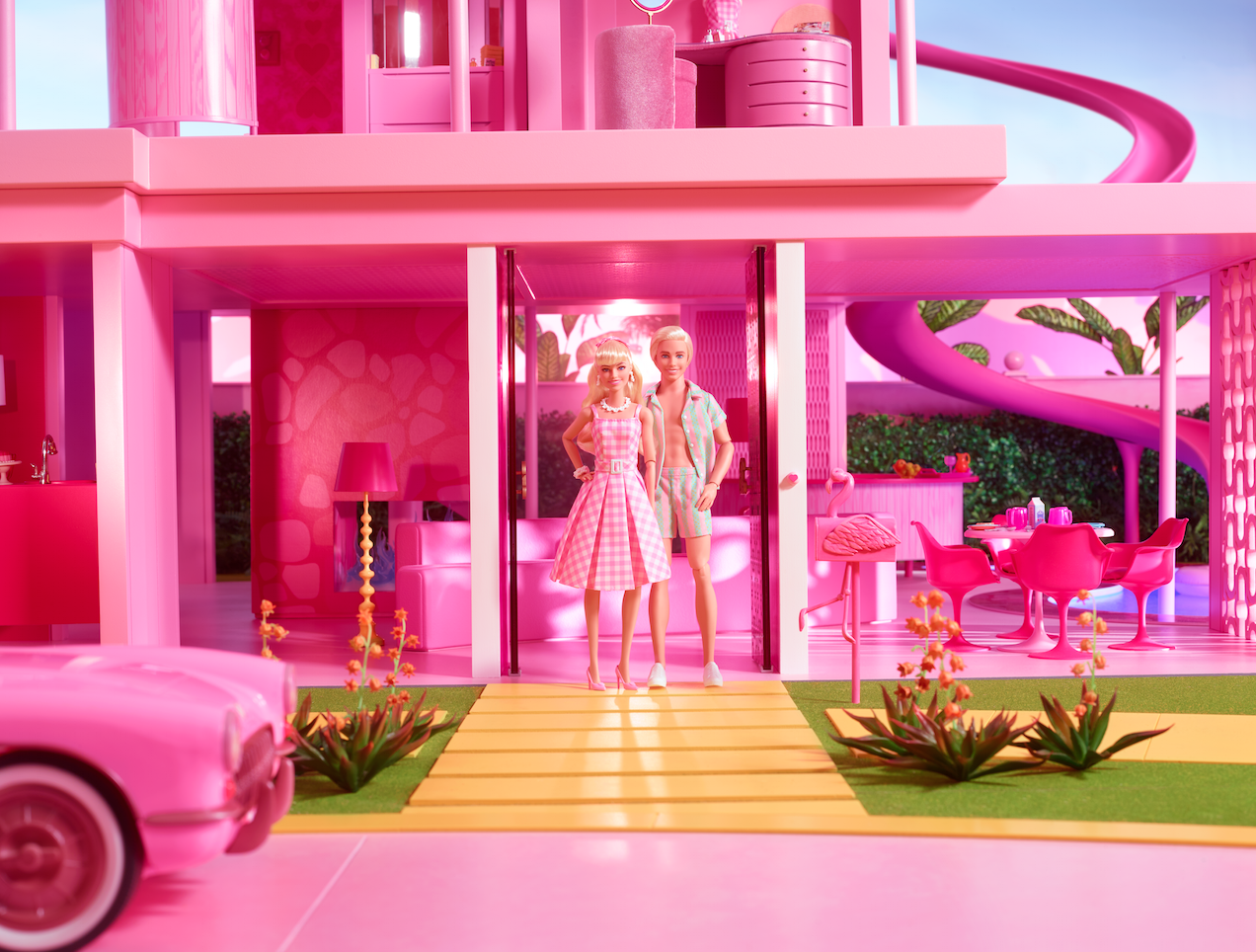 Grande Cloche 30cm Barbie Le Film 2023 ROSES éternelles