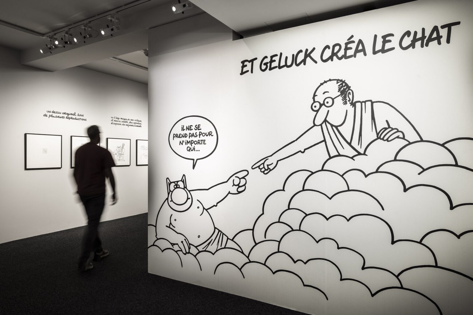 Geluck expose Le Chat : quand l’humour se fait œuvre d’art - FIRSTLUXE