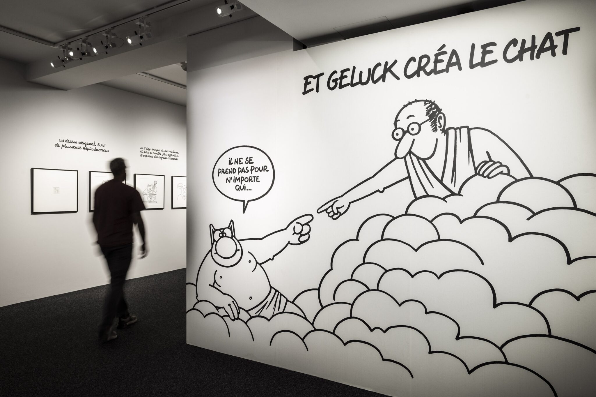 Geluck expose Le Chat : quand l’humour se fait œuvre d’art - FIRSTLUXE